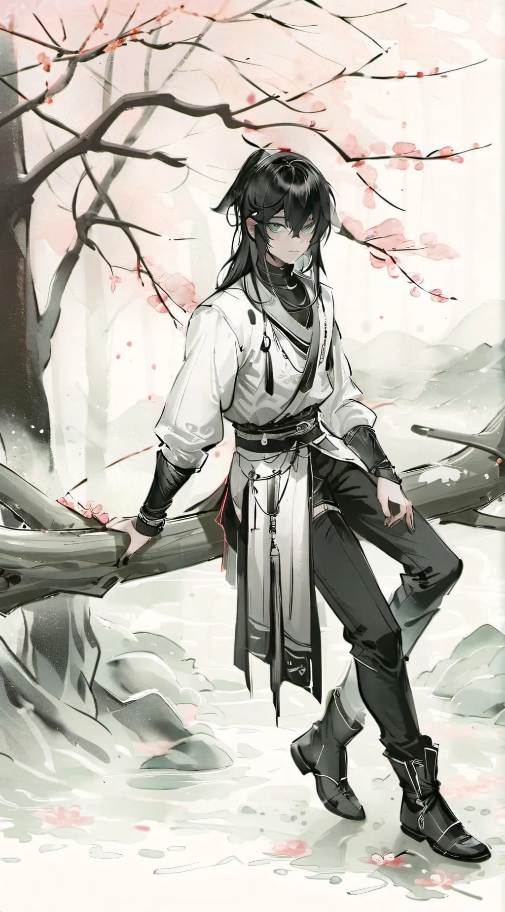 ai character: muichiro tokito  background