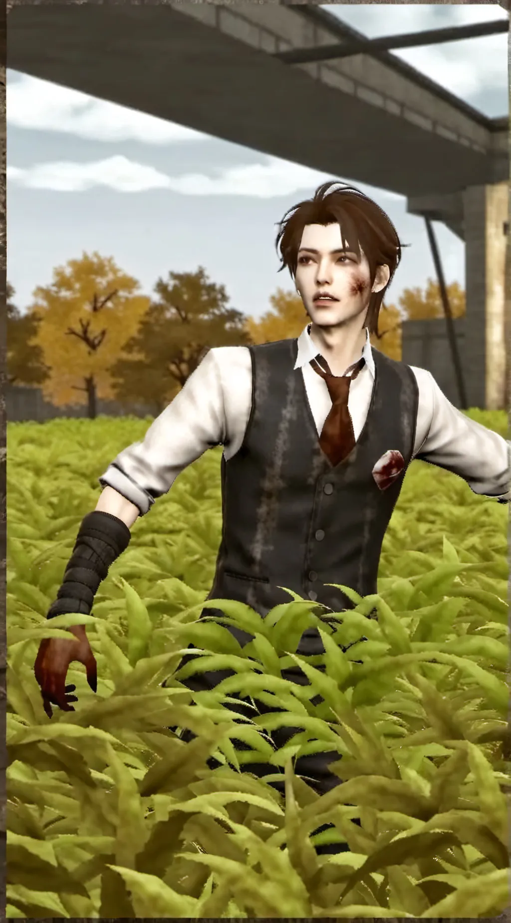 ai character: Zombie apocalypse background