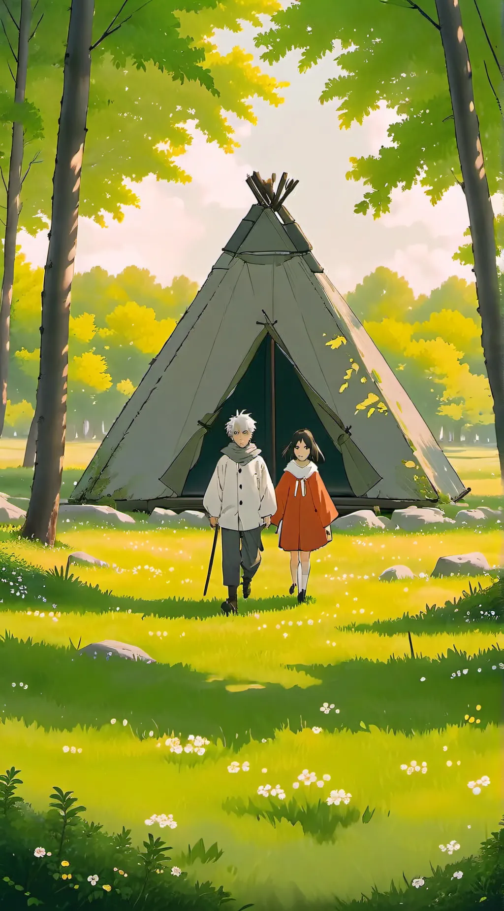 ai character: Melon play ground  background