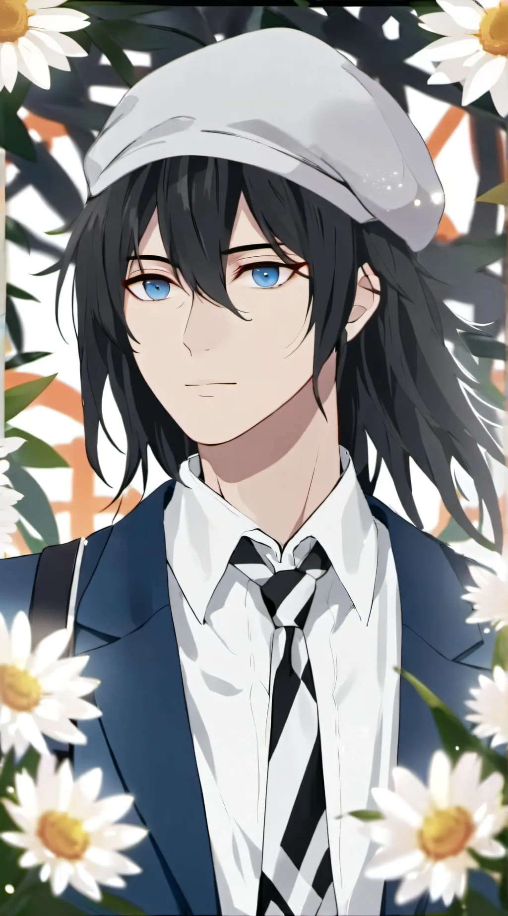 ai character: Miles  background