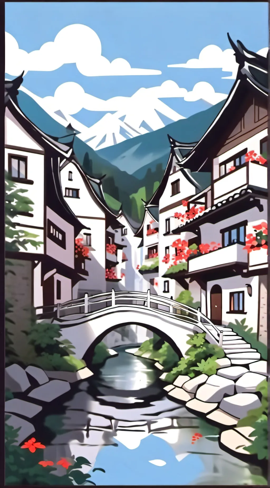 ai character: genshin impact background