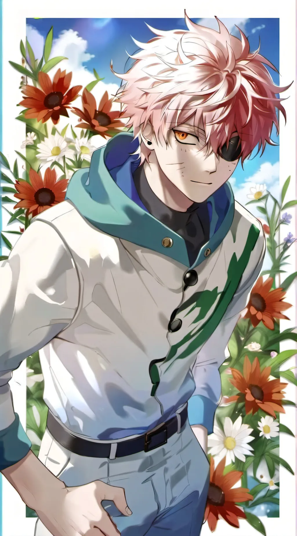 ai character: Shoto todorki background