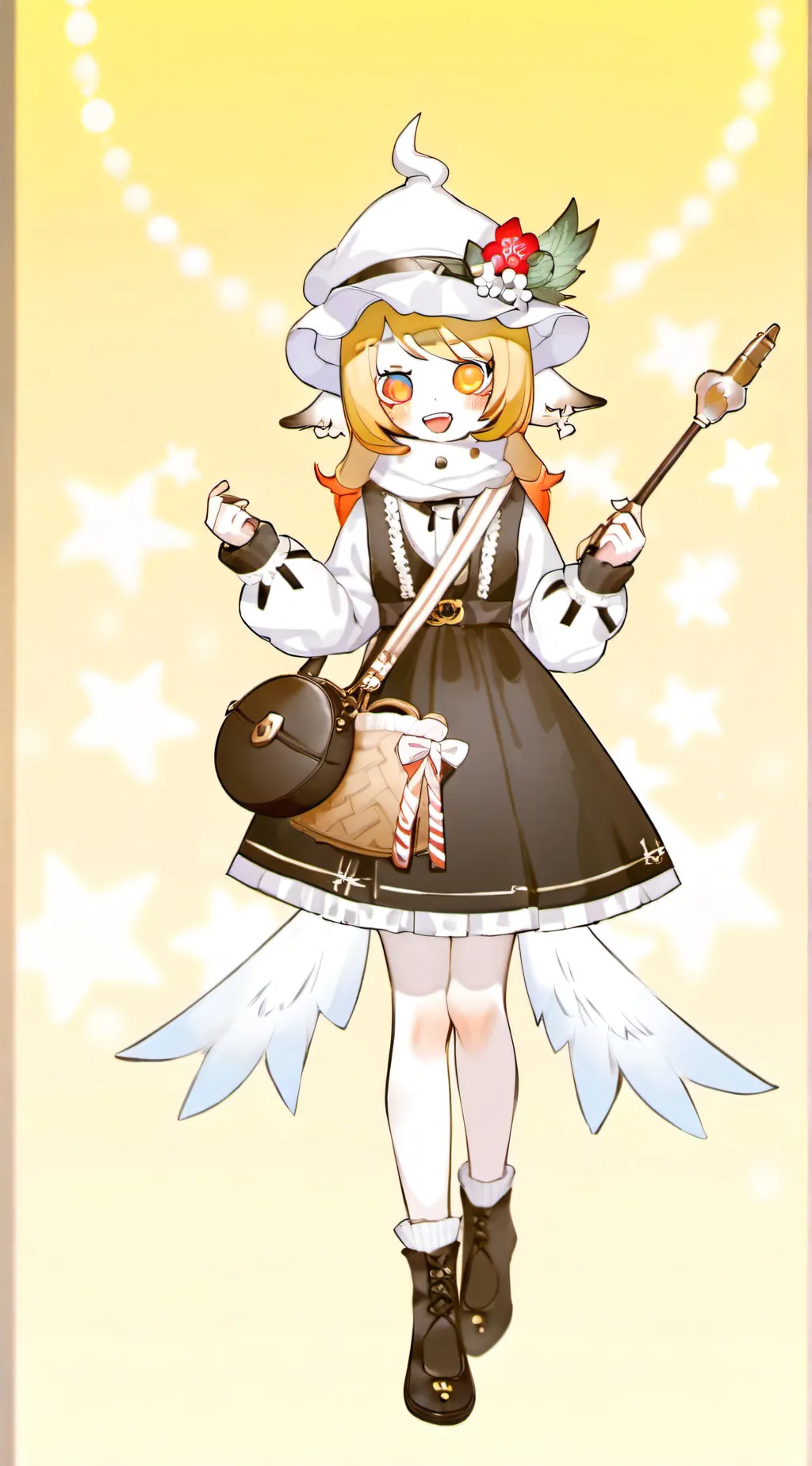 ai character: tina  background