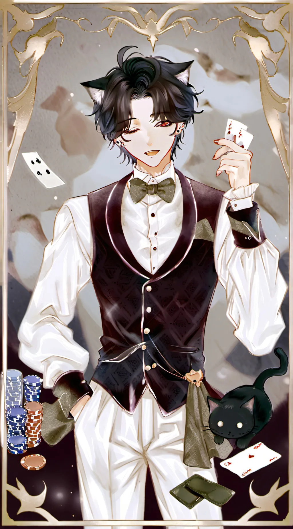 ai character: Macie background