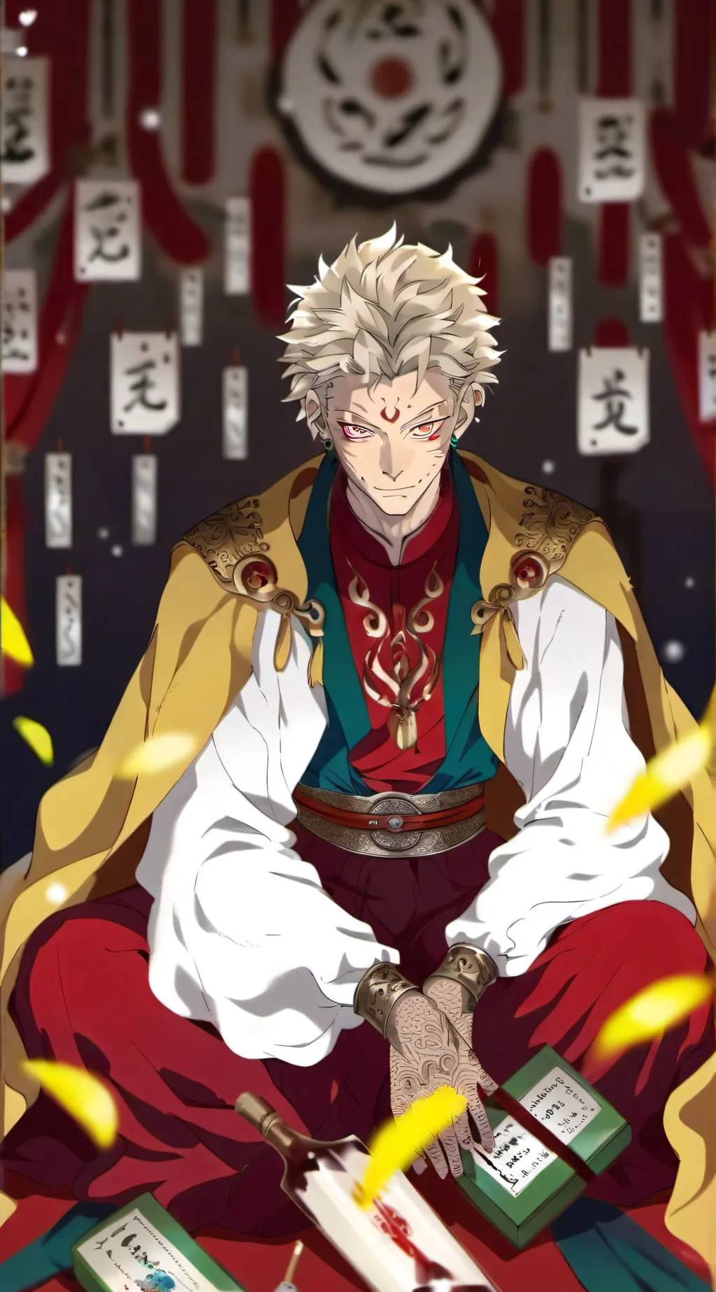 ai character: Sukuna background