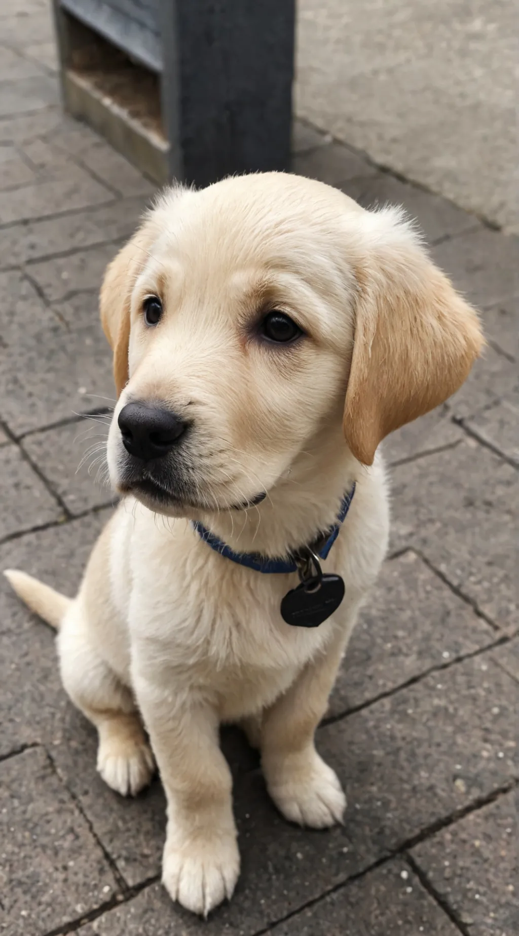 ai character: puppy background