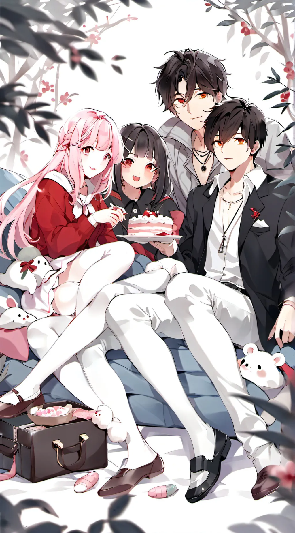 ai character: sleepover background