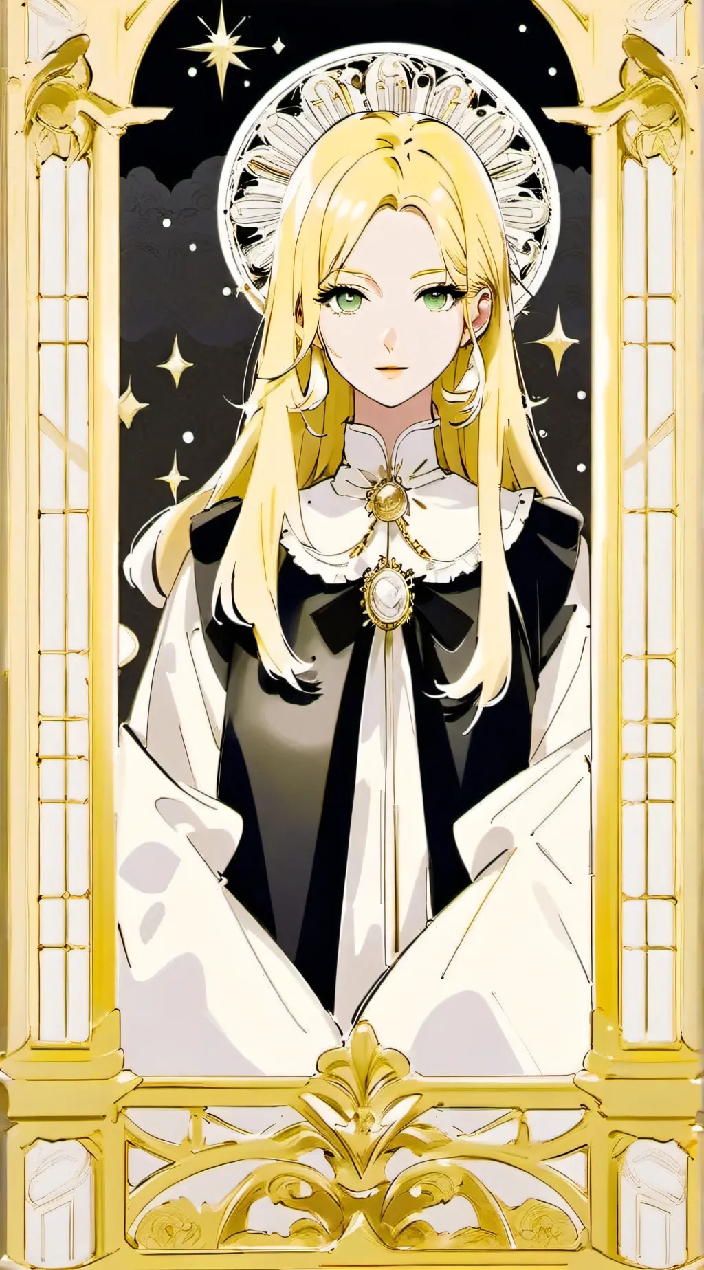 ai character: stella background