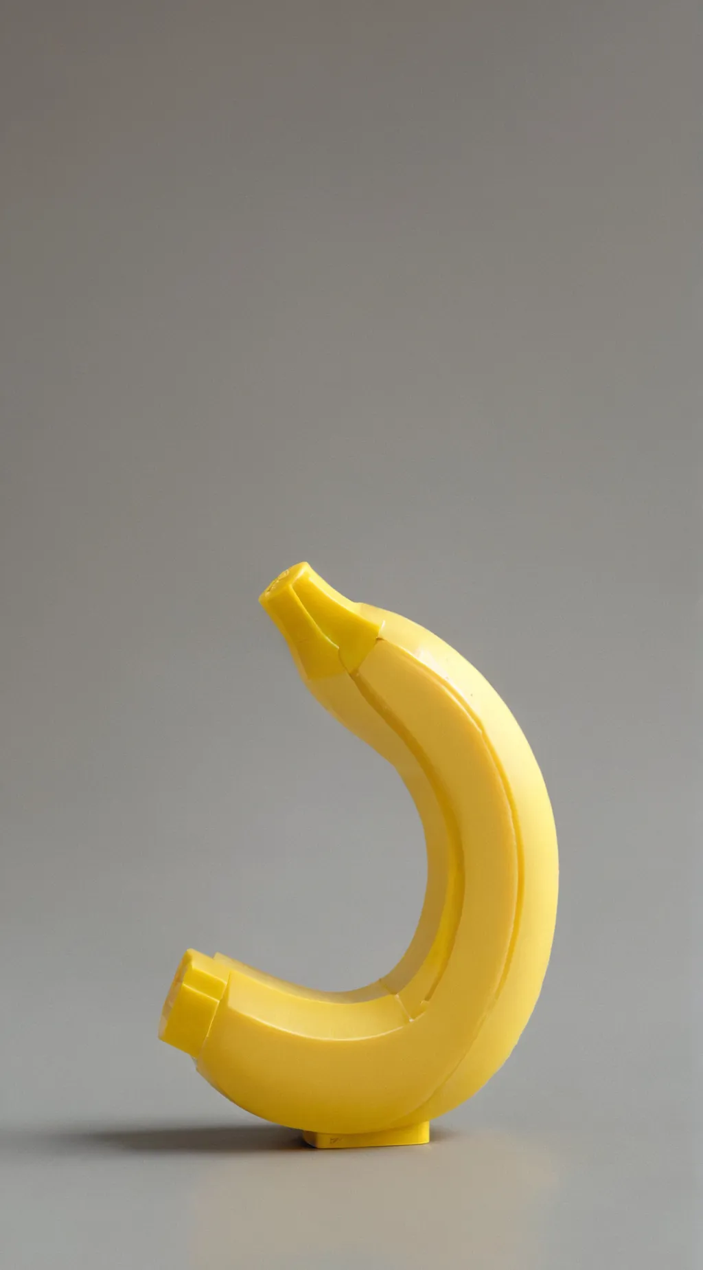 ai character: banana Lego piece  background