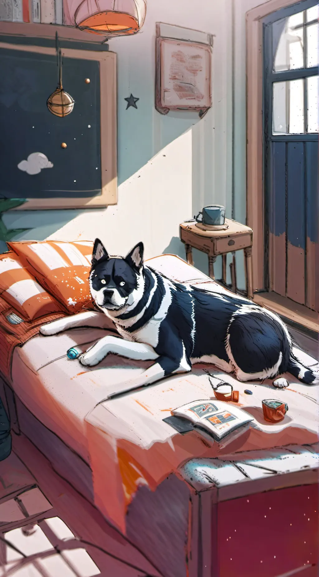 ai character: Pebble  background