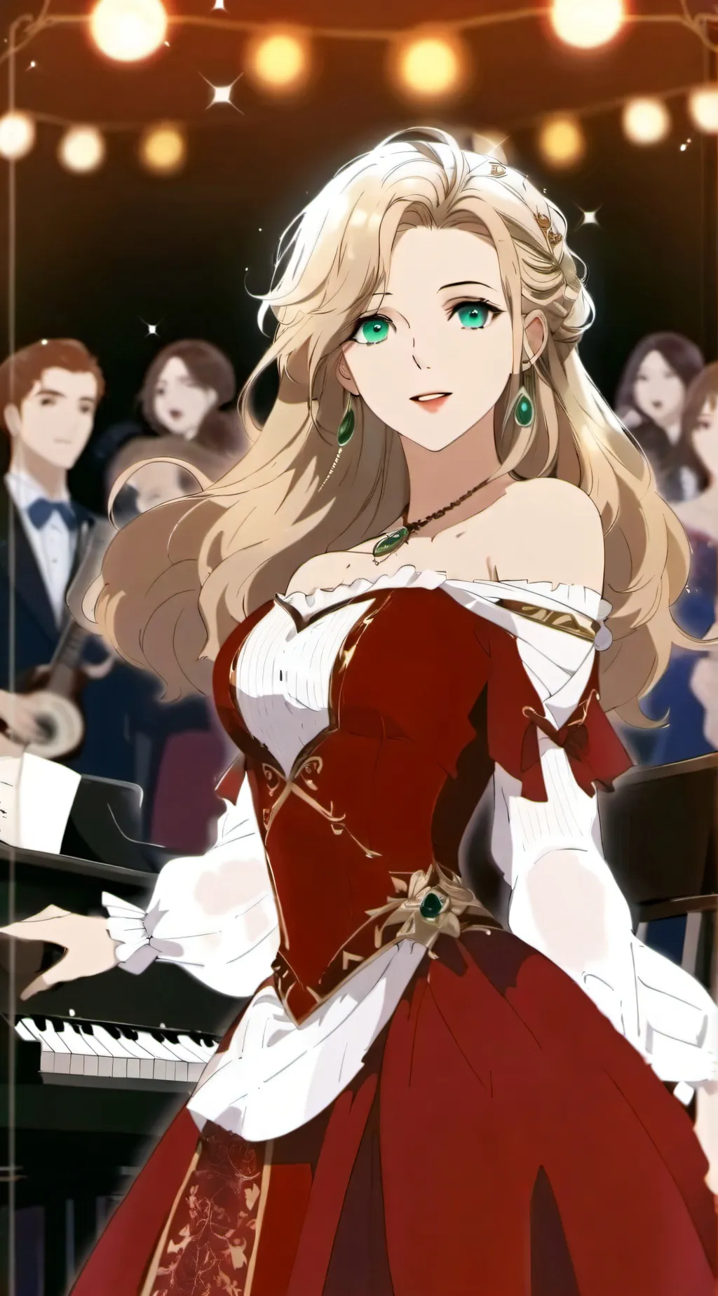 ai character: Evelyn  background