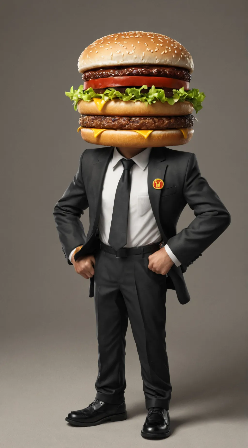 ai character: demonburger background