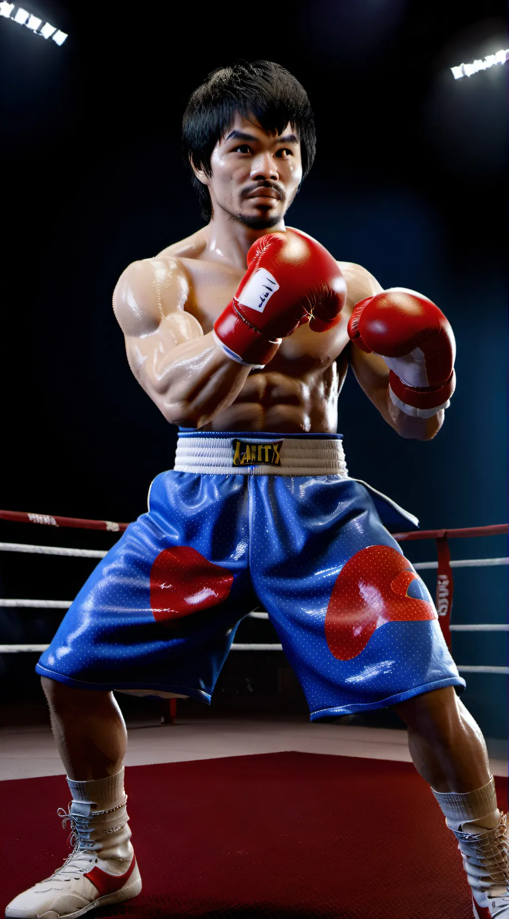 ai character: MANNY PACQUIAO background