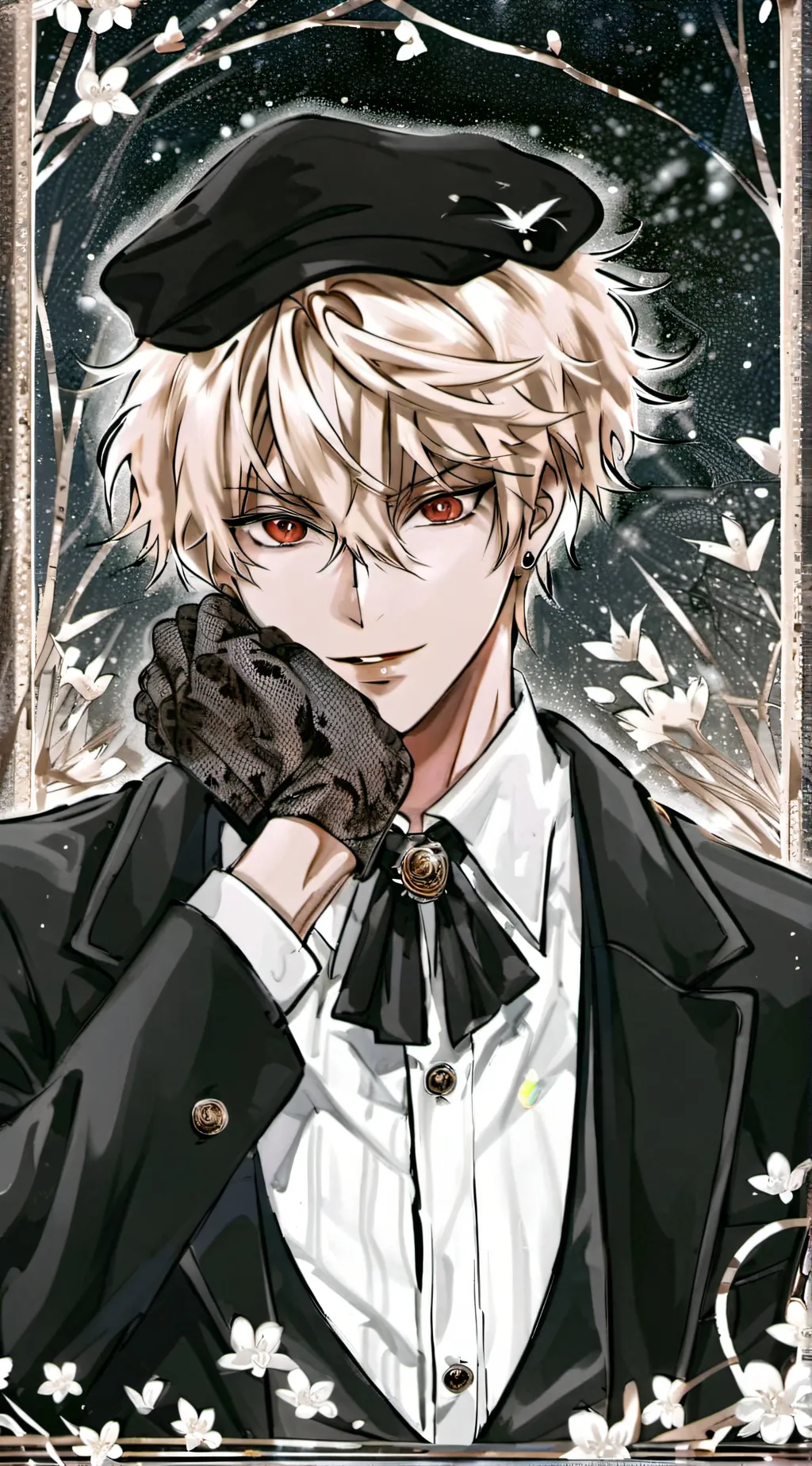 ai character: Katsuki Bakugou background