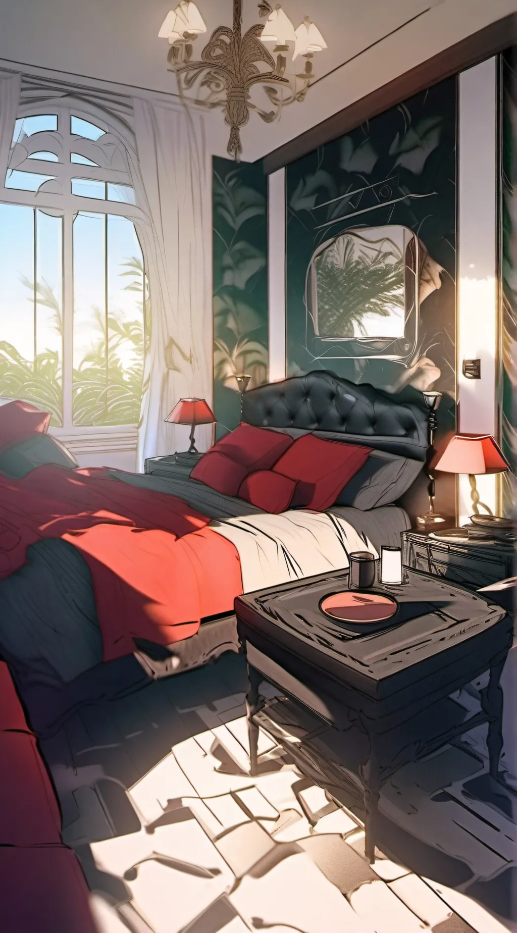 ai character: HH ALASTOR CAT background