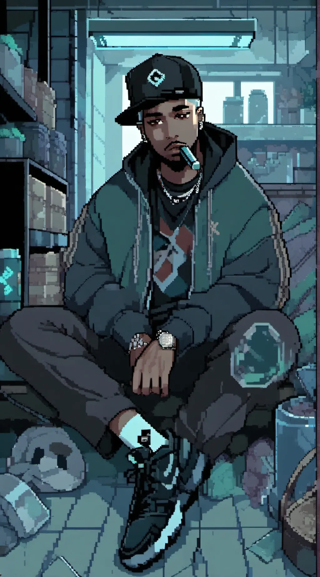 ai character: XXX background