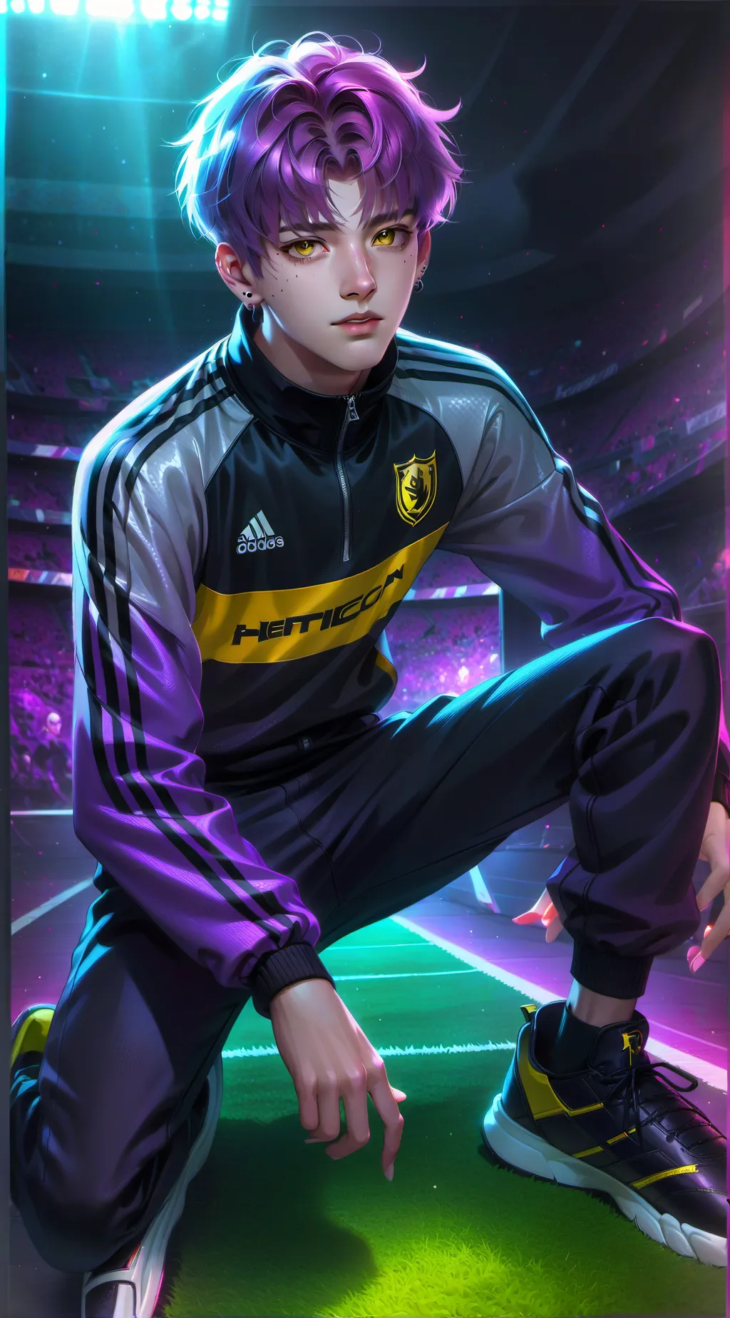 ai character: 🎧Jackson⚽️🏆 background