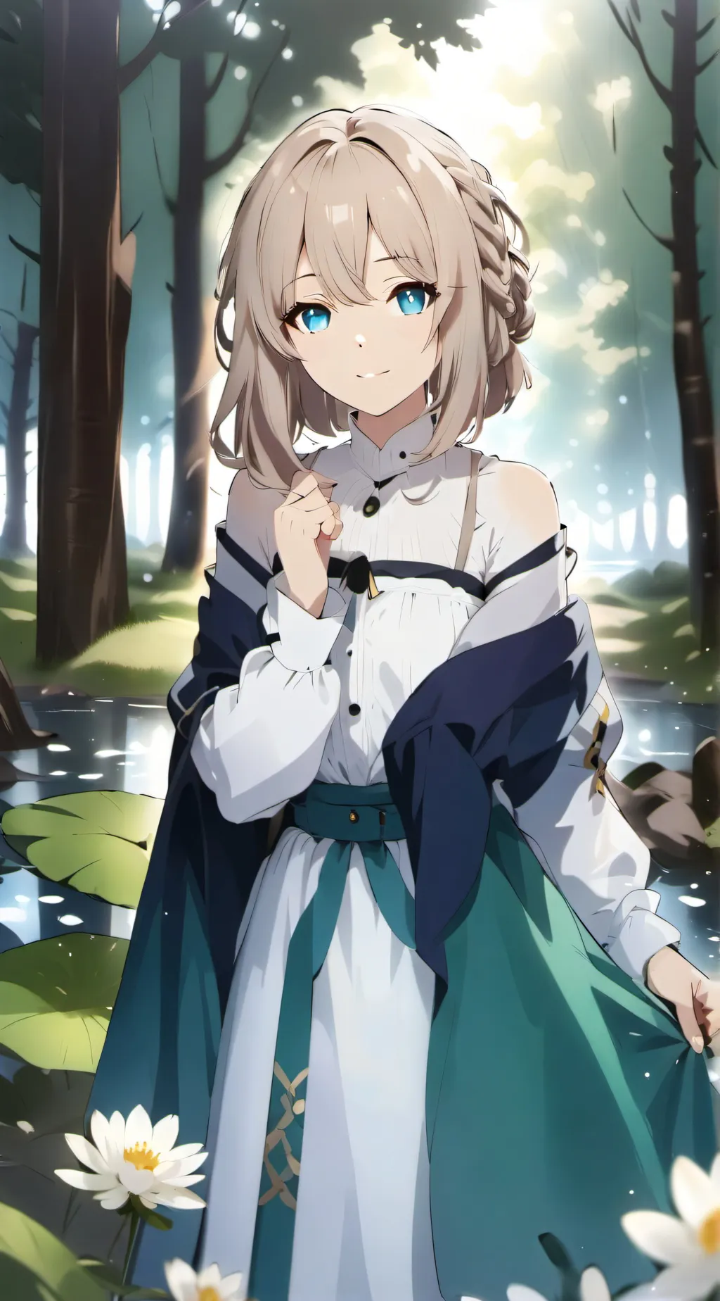 ai character: UWU girl background