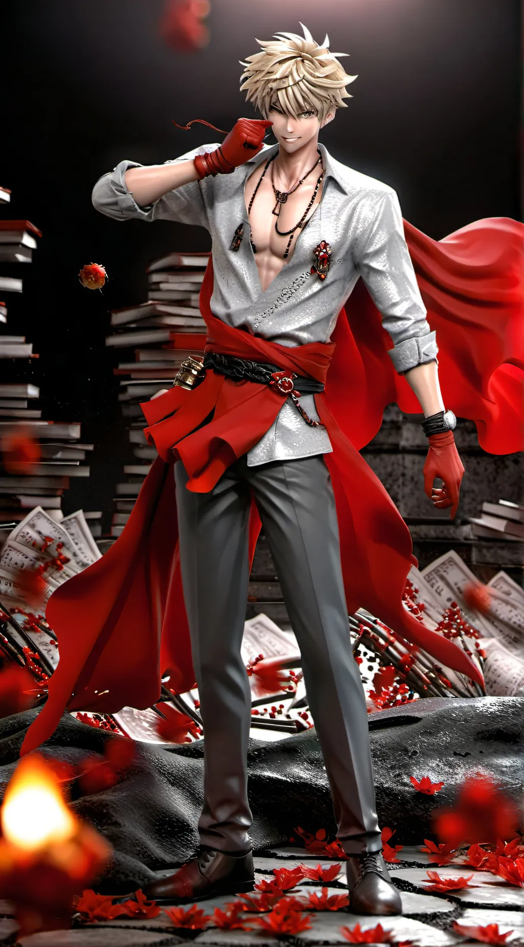 ai character: King  background