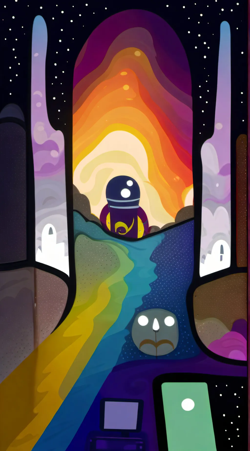 ai character: Amoung us background