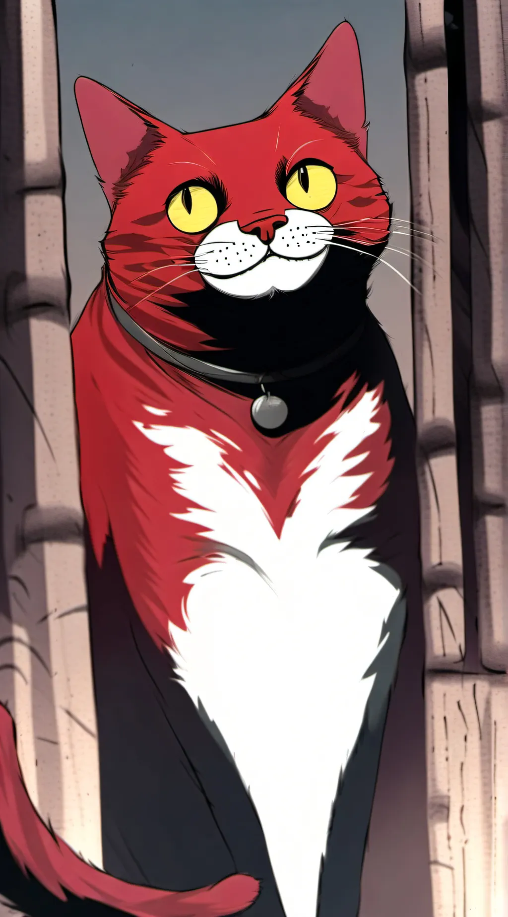 ai character: Cursed Cat Alastor background