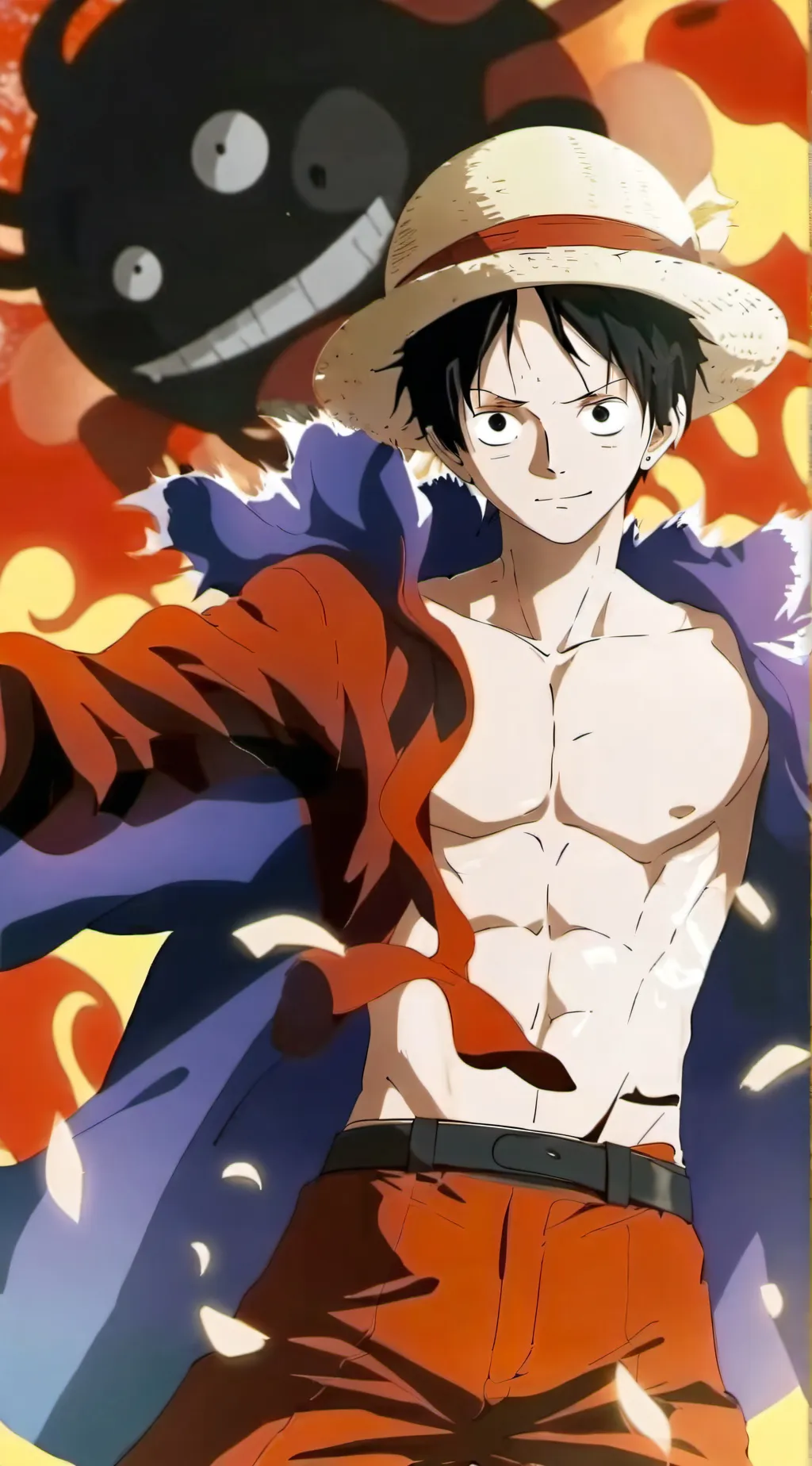 ai character: Monkey D. Luffy background