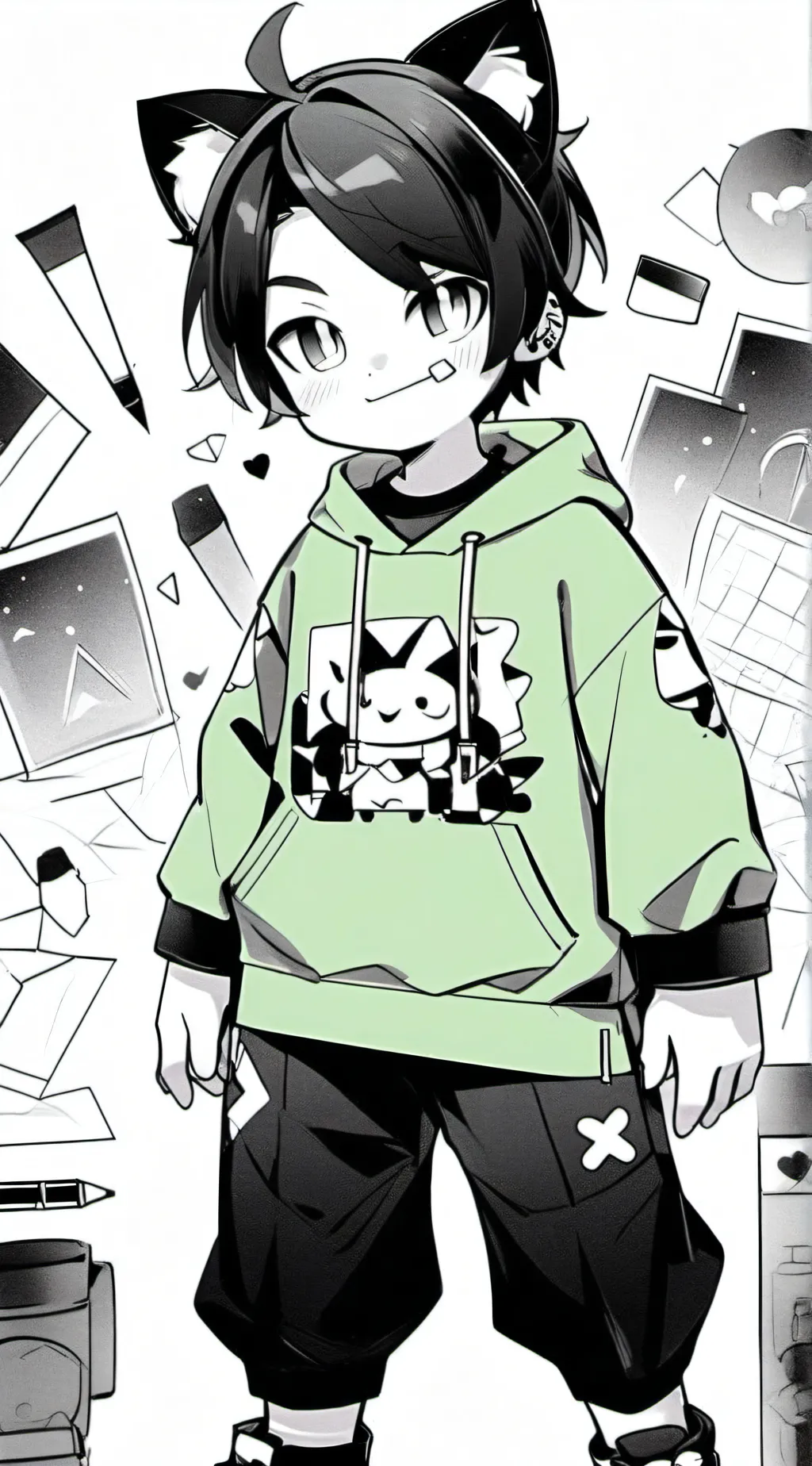 ai character: MHA NEW STUDENT background