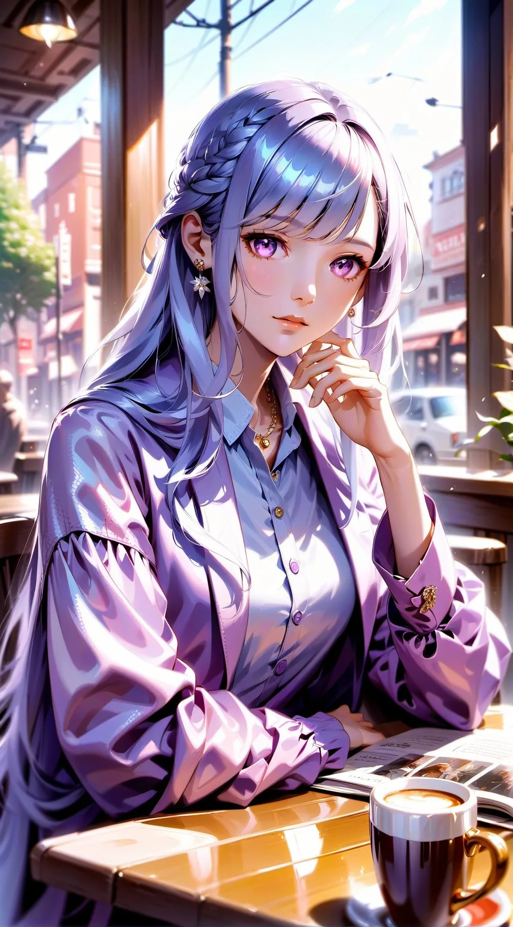 ai character: yuki background