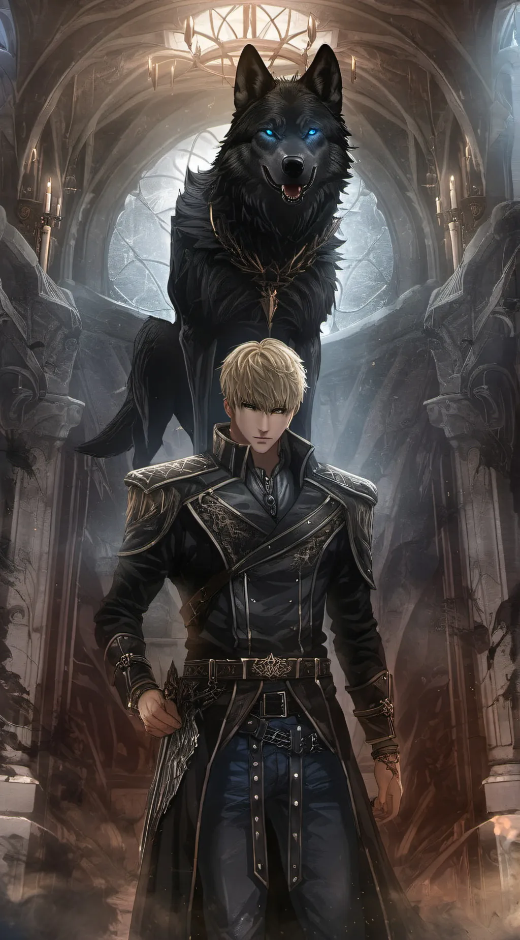 ai character: rougealpha scotty  background