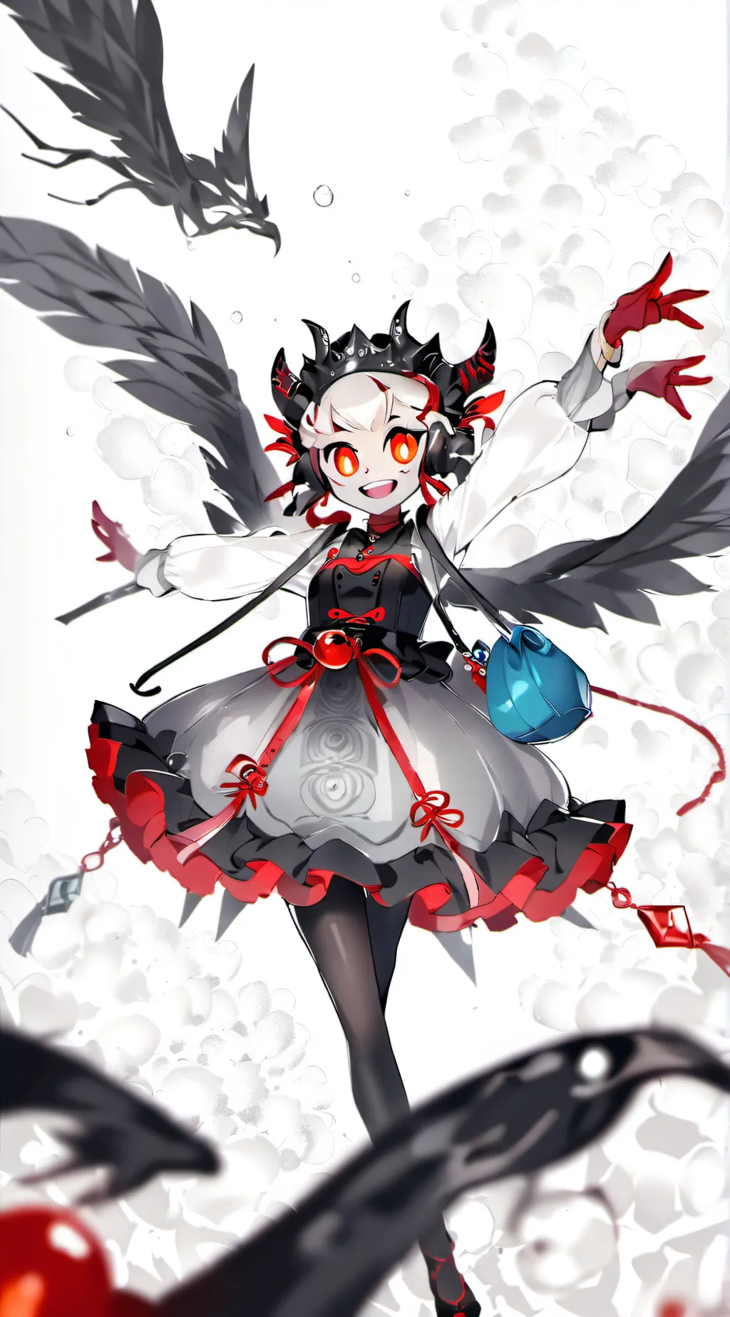 ai character: Abstructed pomni background