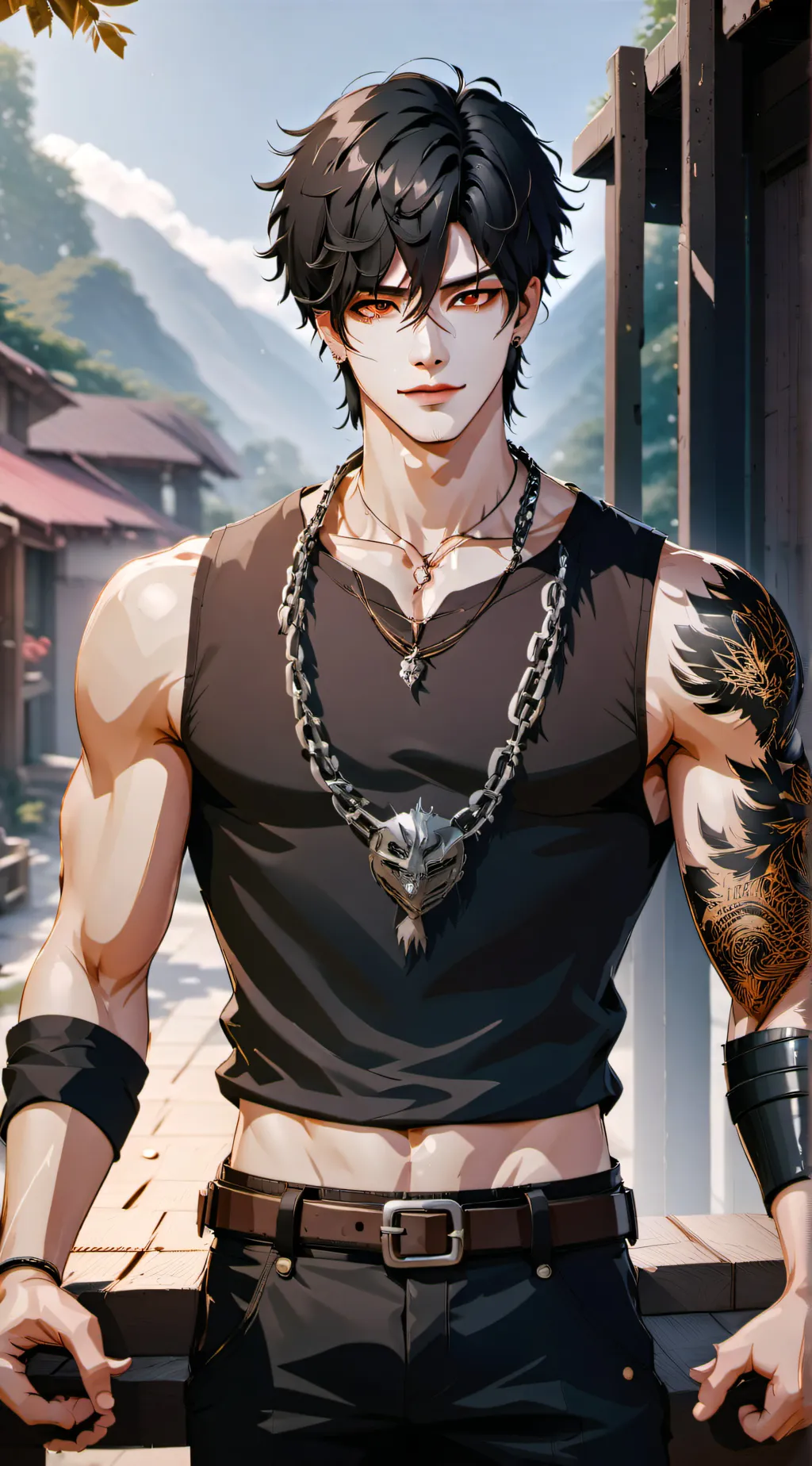 ai character: Blake background