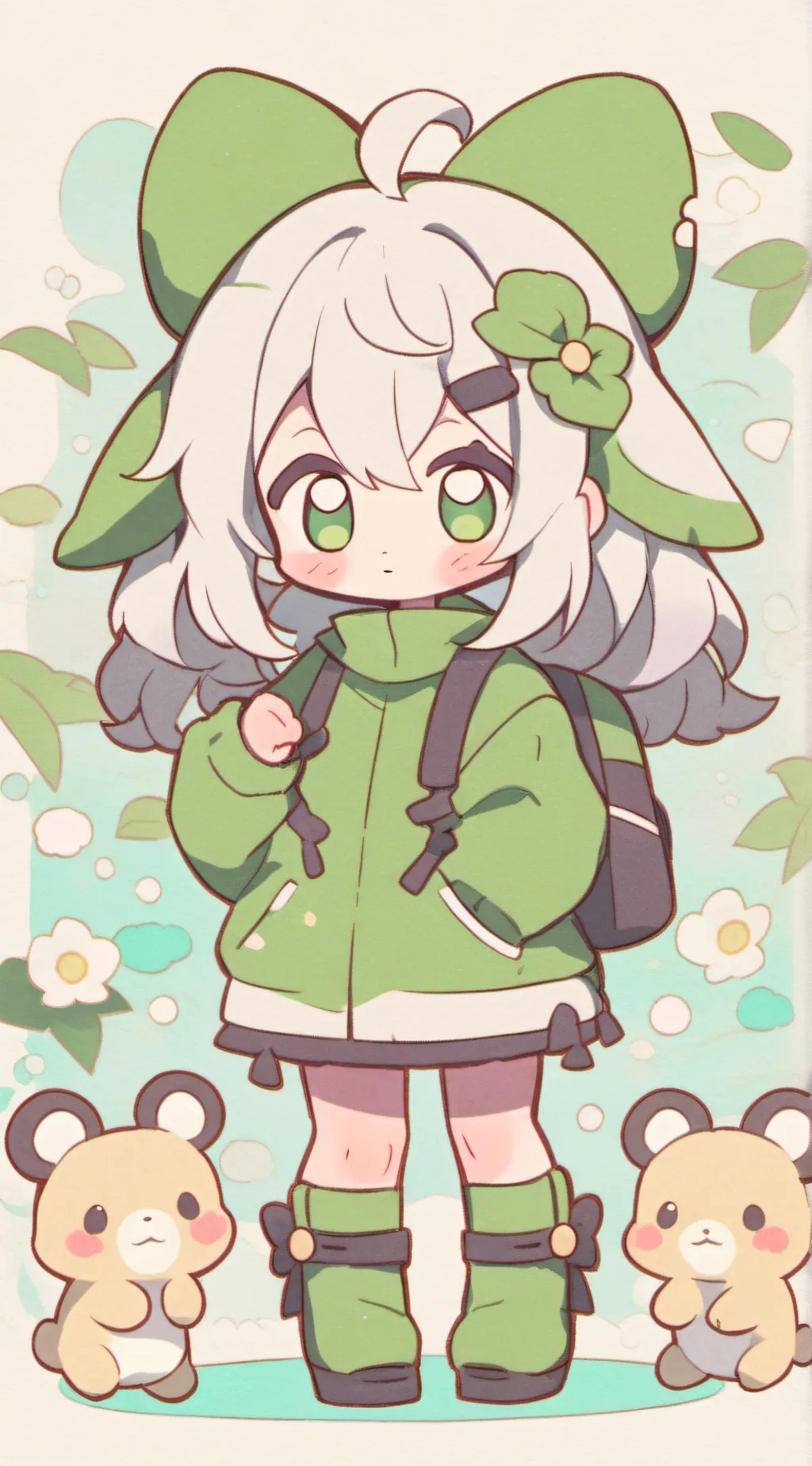 ai character: the smiling criter background