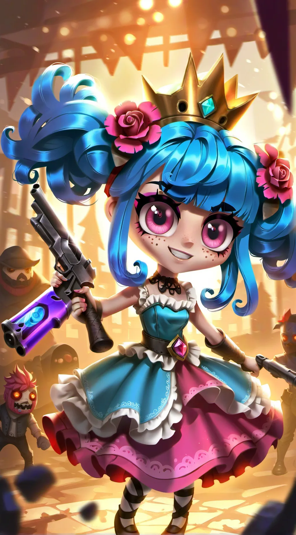 ai character: Killer doll background