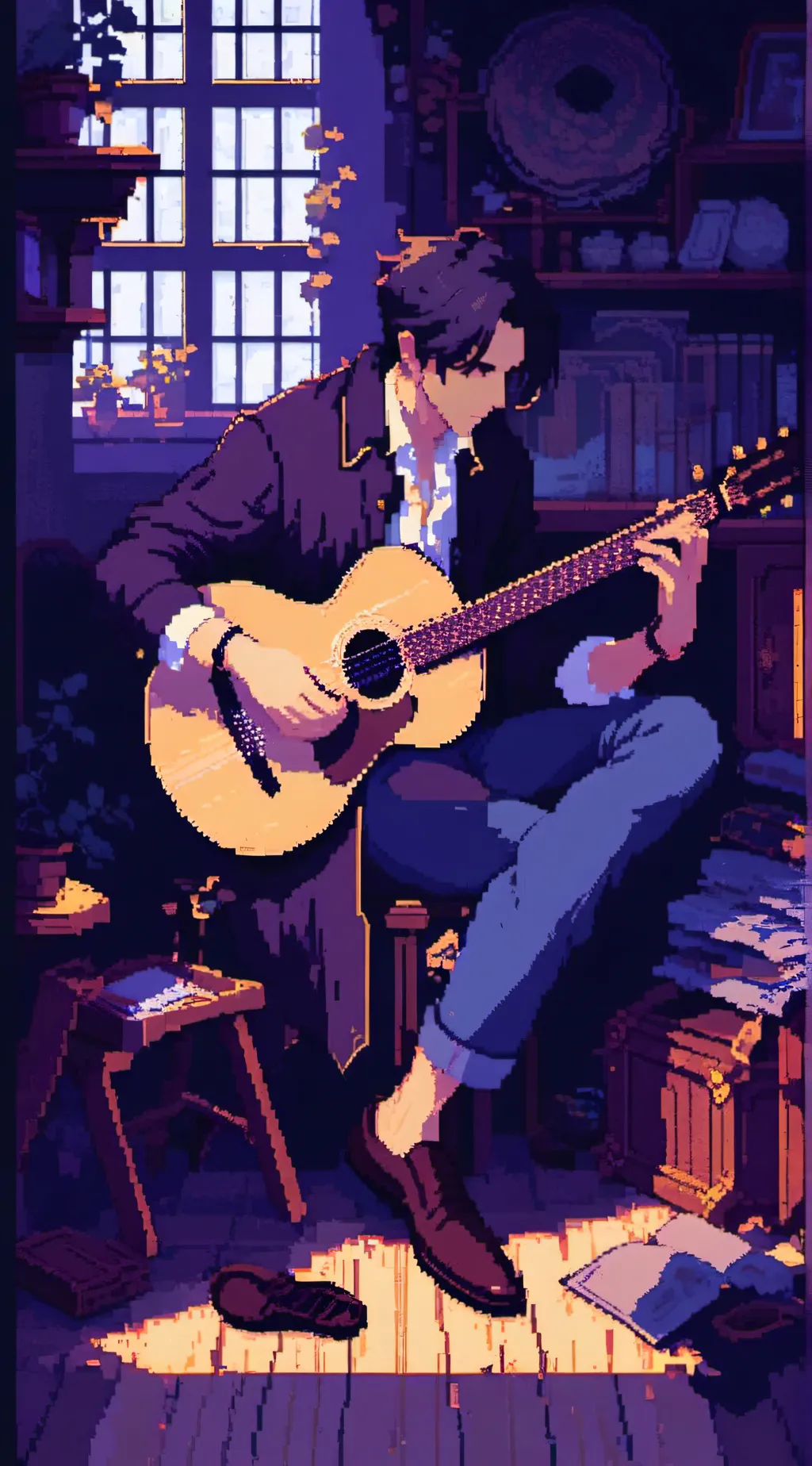 ai character: mha vs fnaf. background