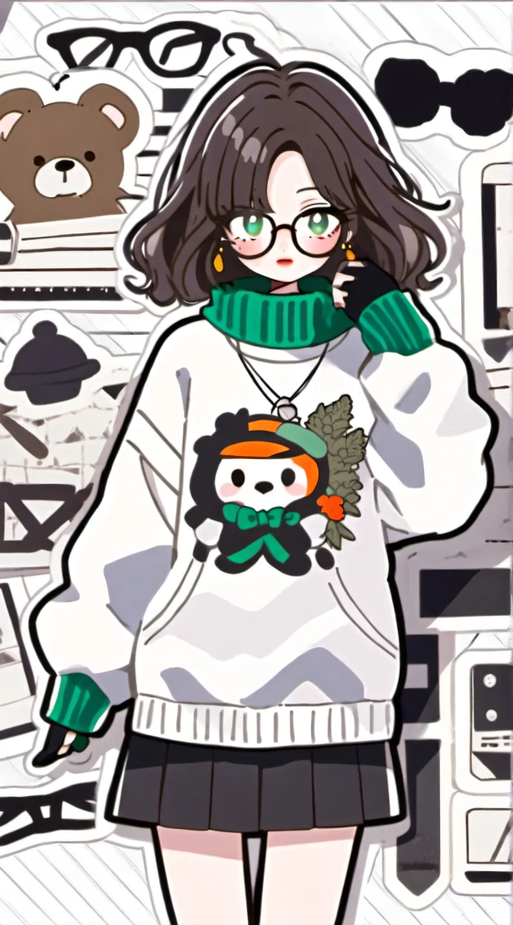 ai character: NEW STUDENTTTTTT background