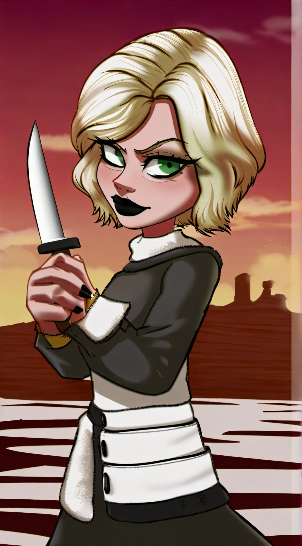 ai character: Kiss background