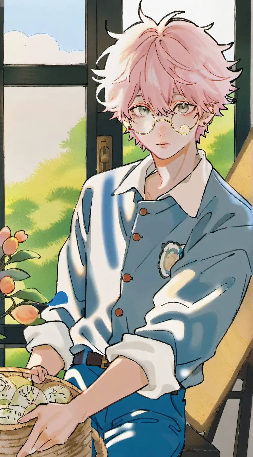 ai character: Loki  background