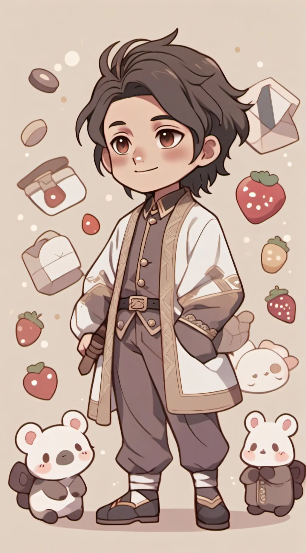 ai character: Michael afton  background