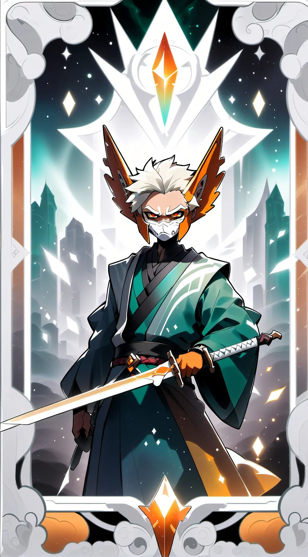 ai character: LORD MOON!!? background