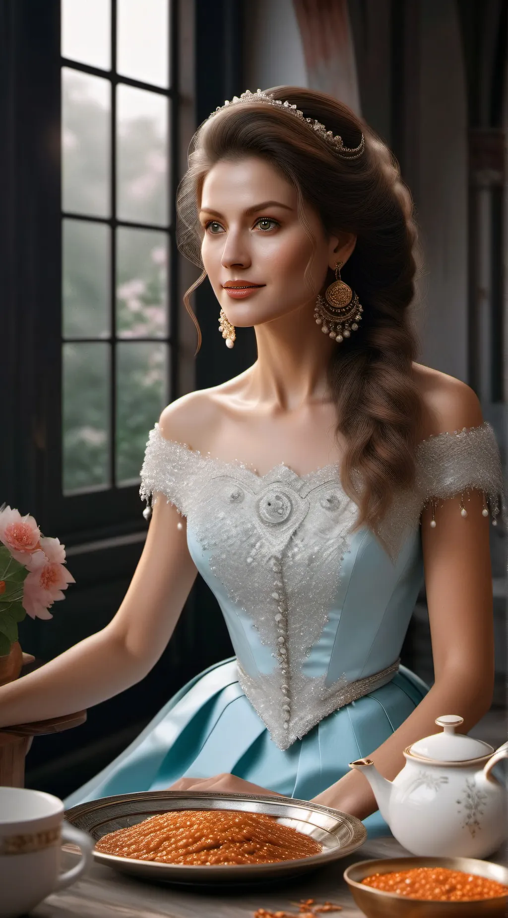 ai character: Nour background