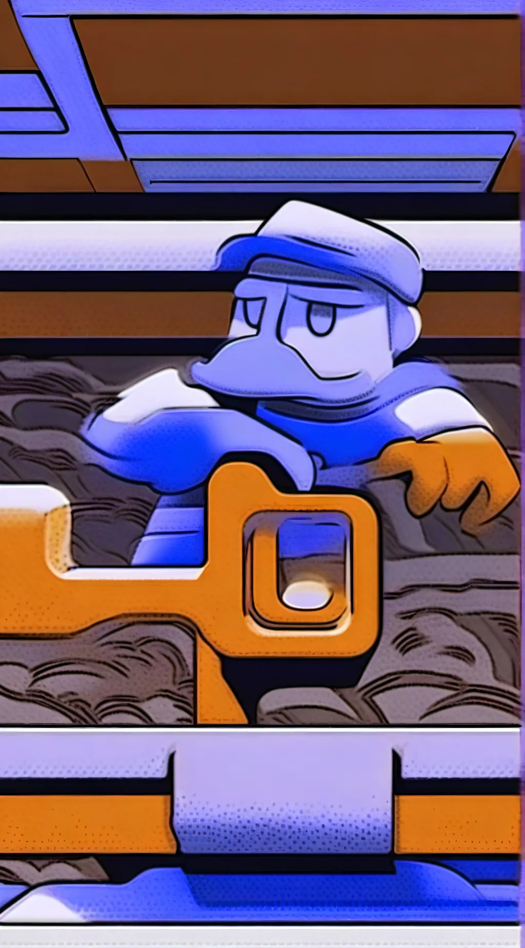 ai character: TESTING background