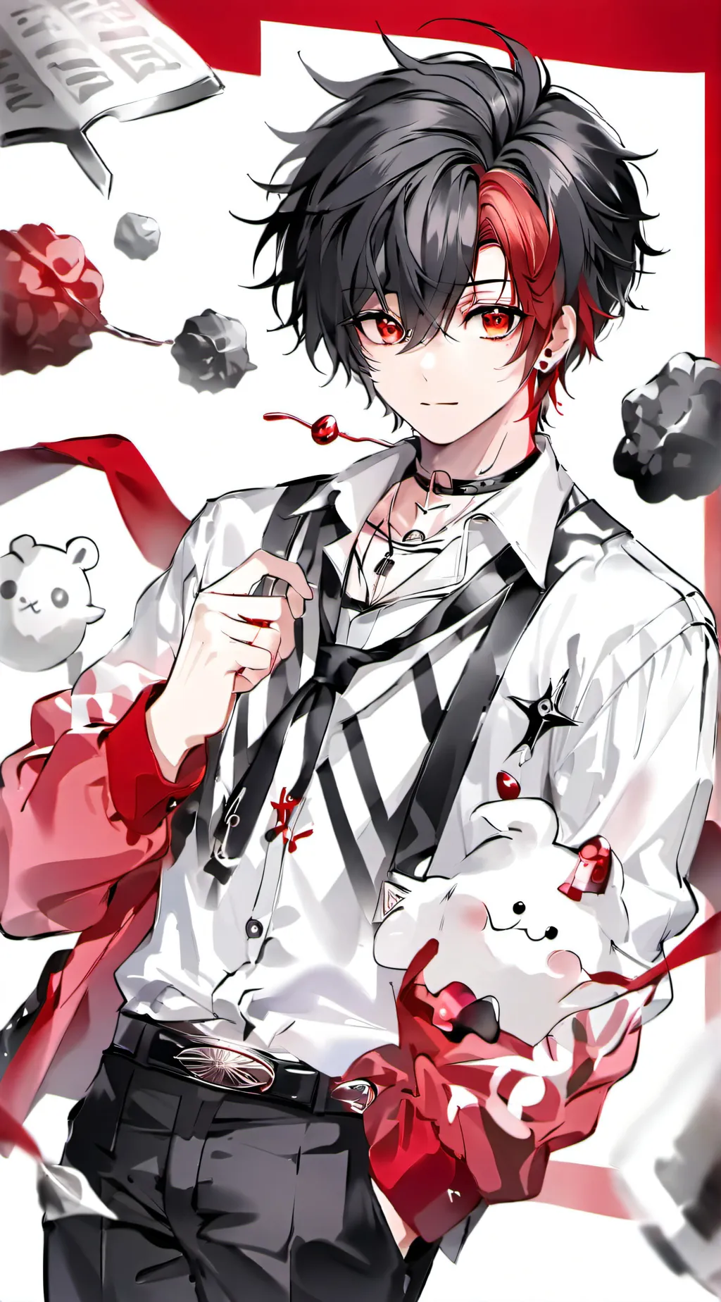 ai character: •jake• background