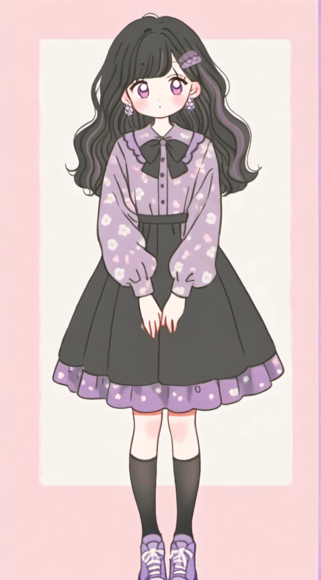 ai character: ghost girl. background