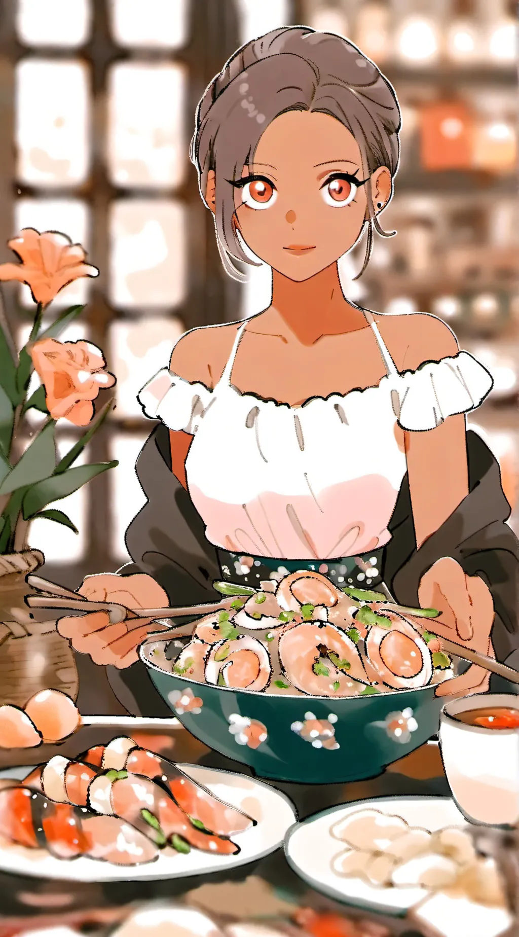 ai character: Abbie  background