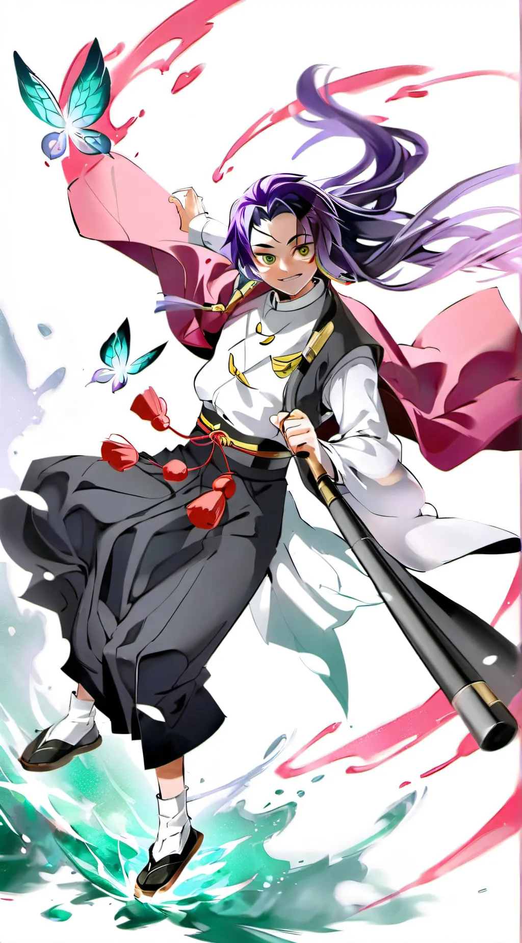 ai character: kny at waterpark! background