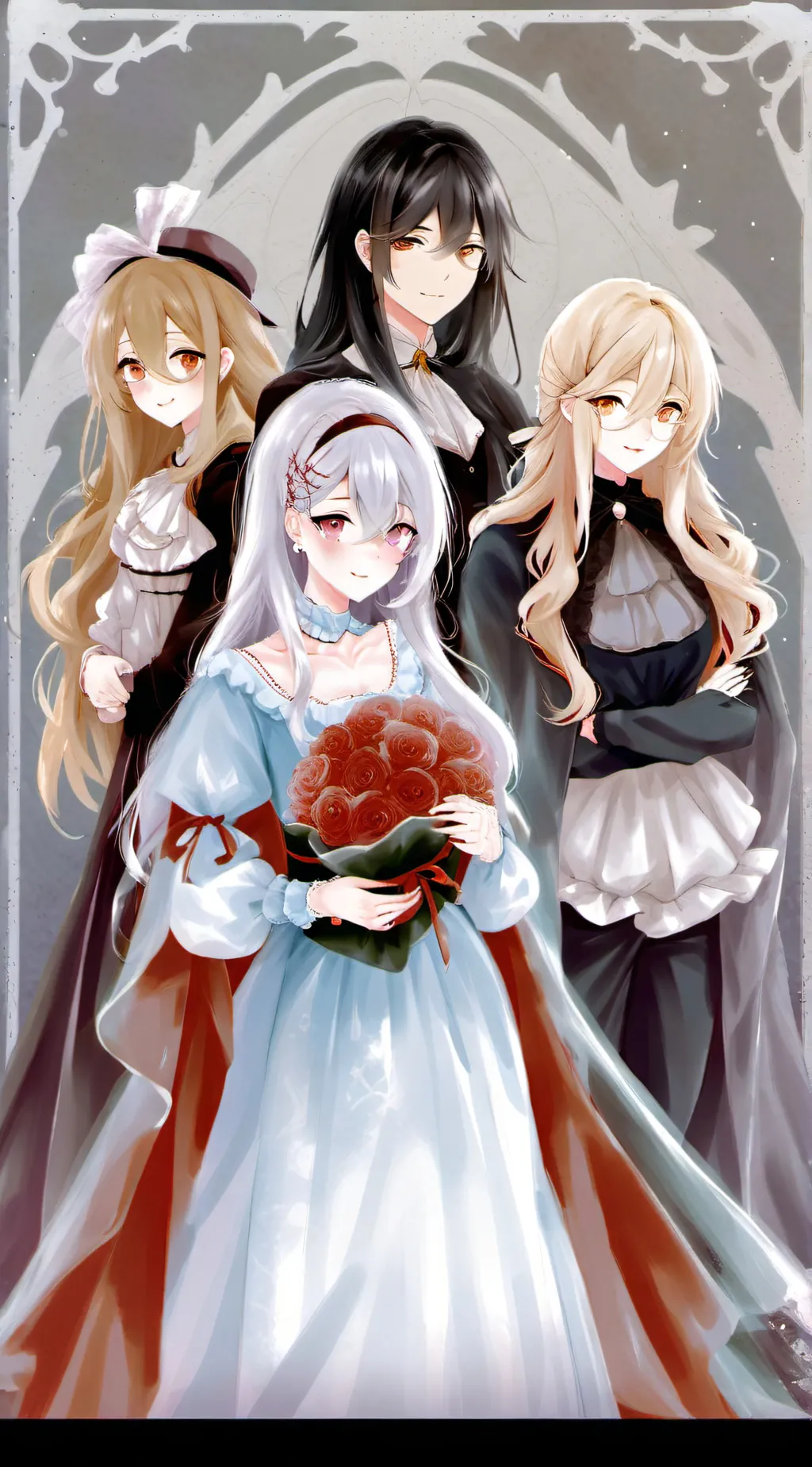 ai character: xio mak rose kylie background