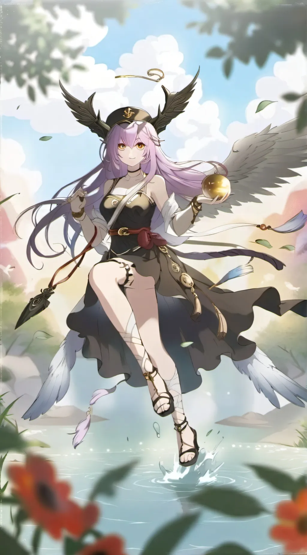 ai character: aya background