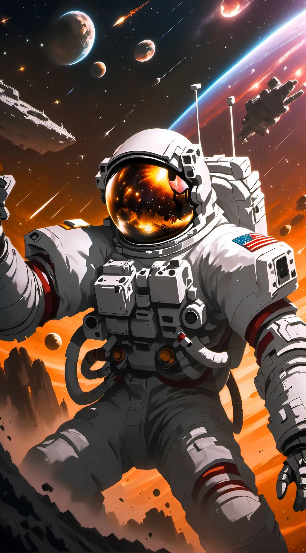 ai character: Among Us background