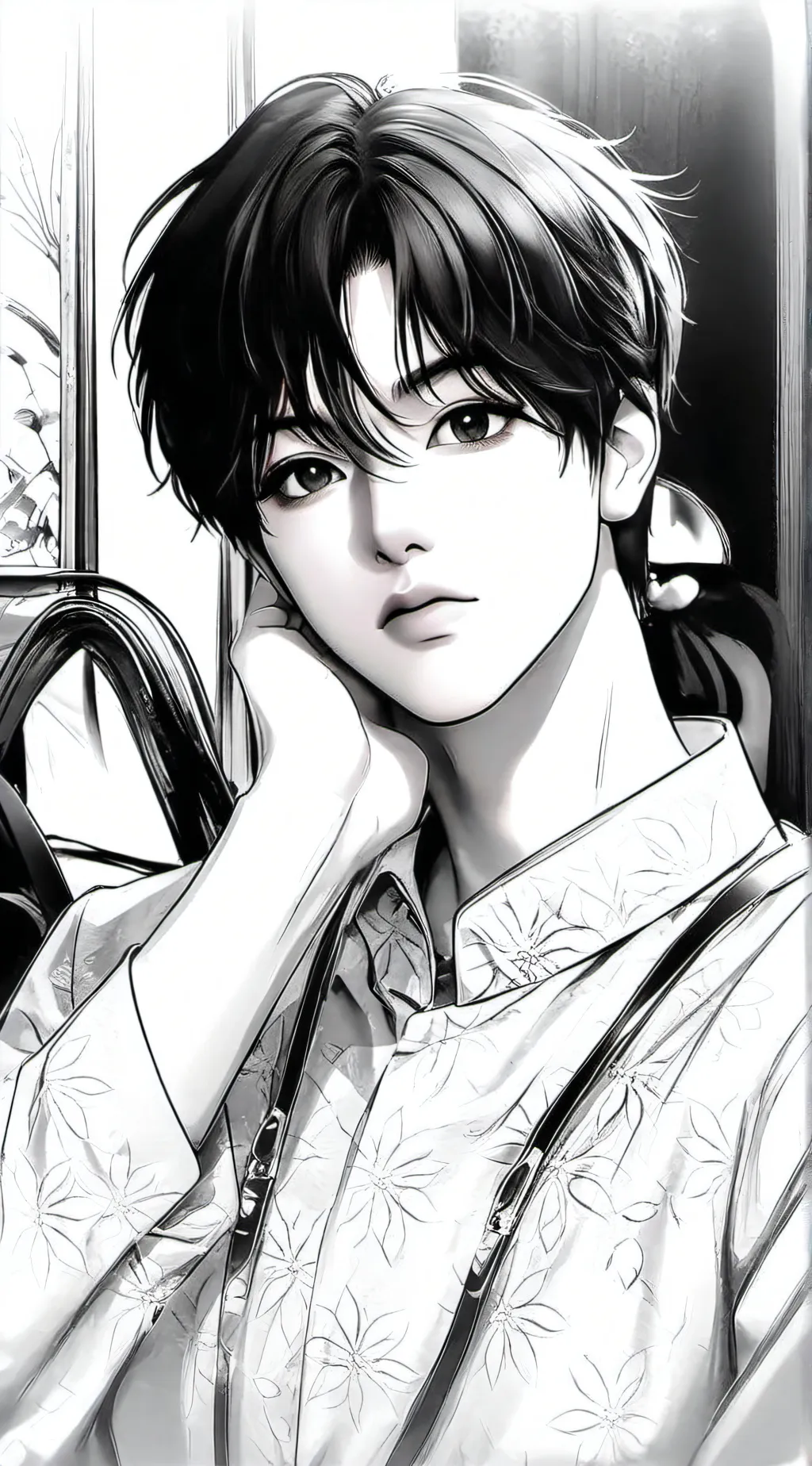 ai character: Han jisung 😃 background