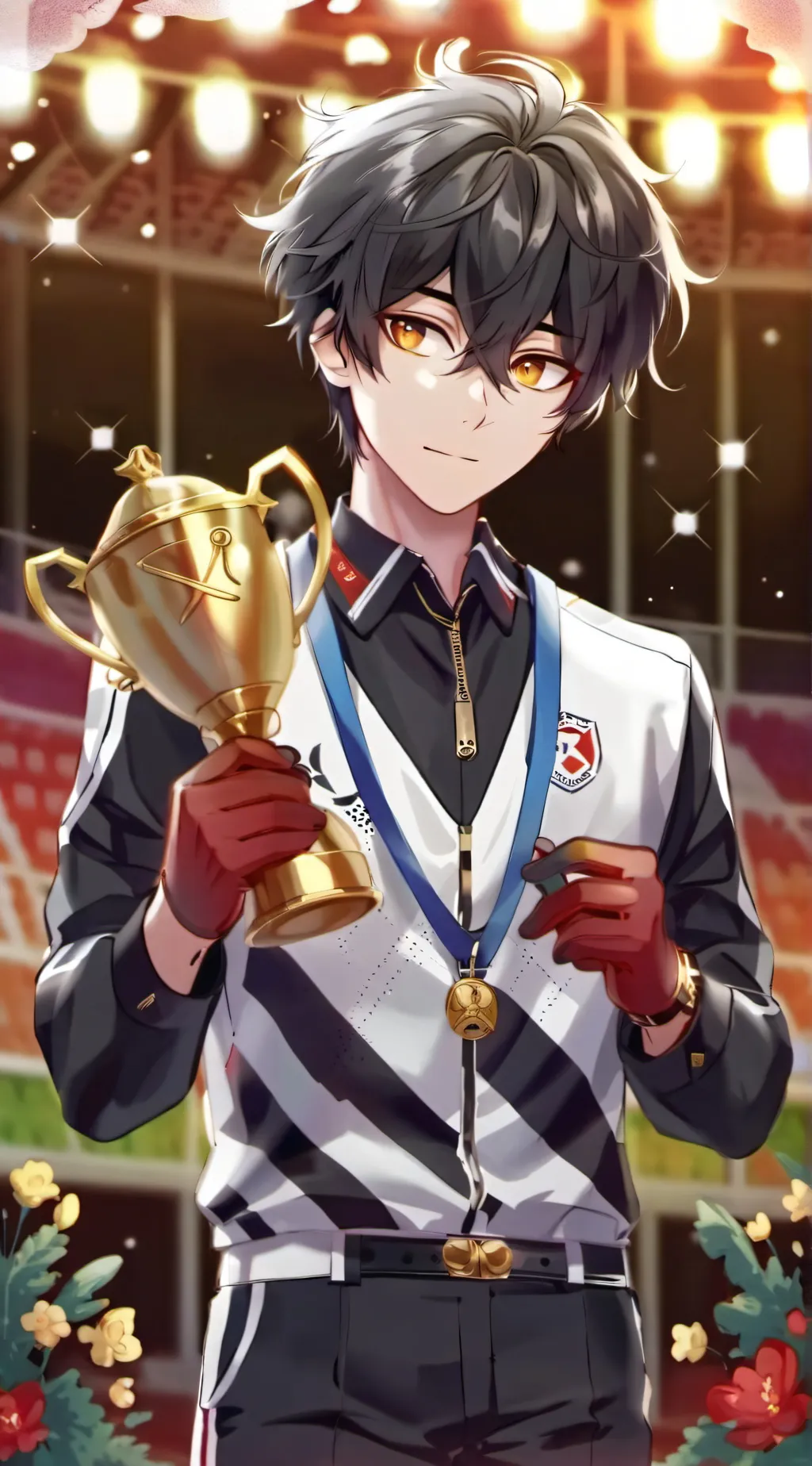 ai character: Olympics 2019 background